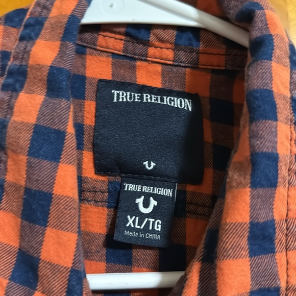 Kids XL true religion button up - Picture 3 of 4